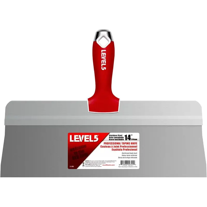 14 in. Stainless Steel Big Back Taping Knife with Soft Grip Handle1.6 / each
