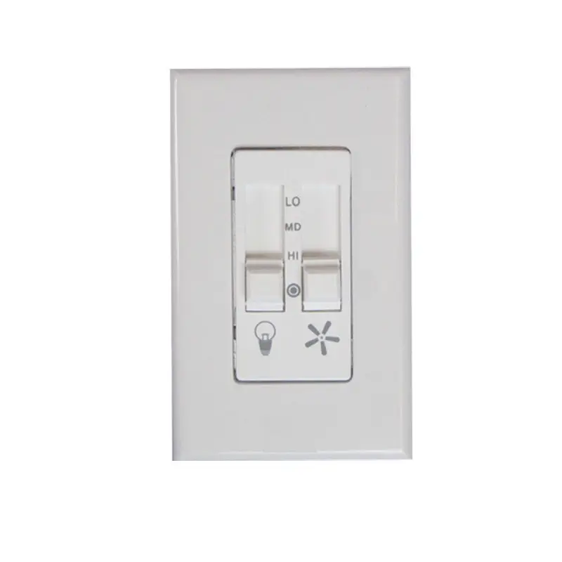 3-Speed Dual Slide Performance White Fan and Light Switcheach