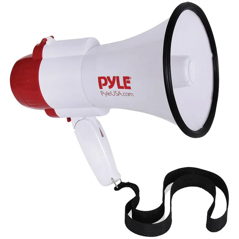 30-Watt Megaphone Bullhorn with Siren & Voice Changer Modes1.6 / each
