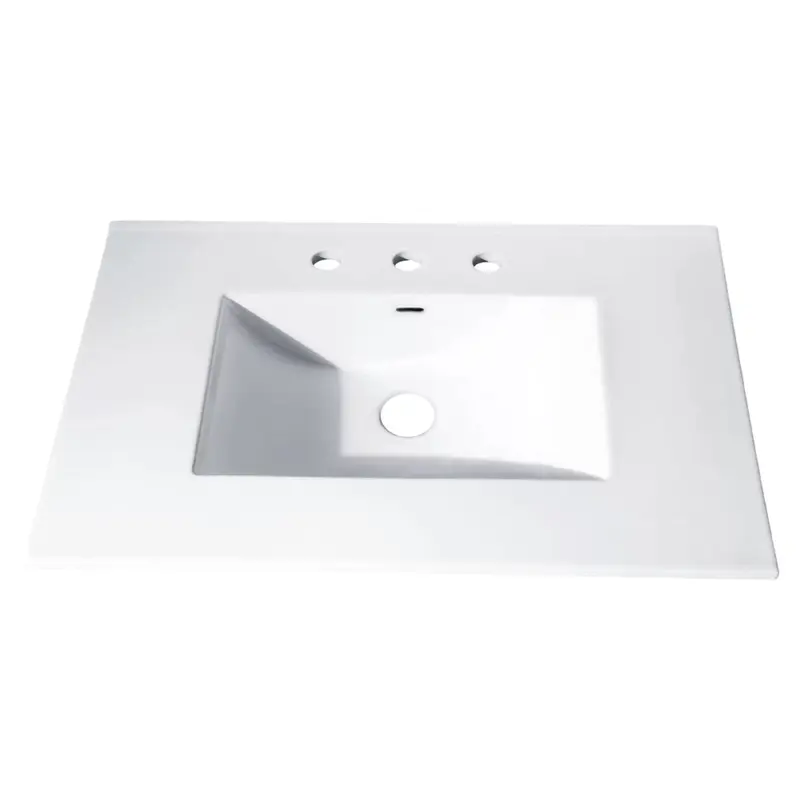 31 in. Vitreous China Vanity Top