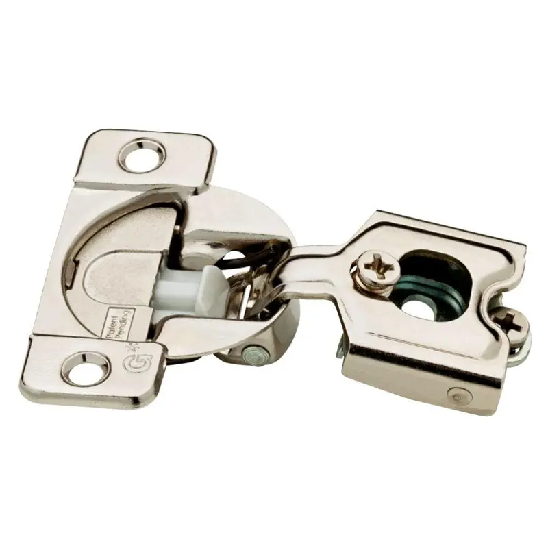 35 mm 105-Degree 1/2 in. Overlay Soft Close Cabinet Hinge (5-Pairs)Nickel Plated / .08 / 10
