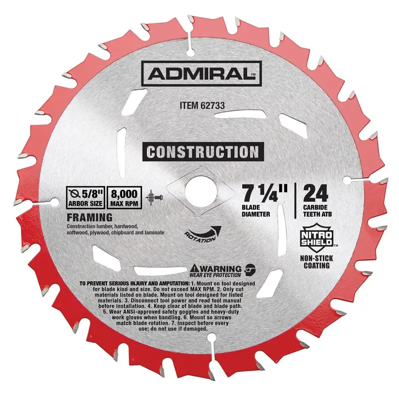 7-1/4 in. 24T Framing Circular Saw Blade