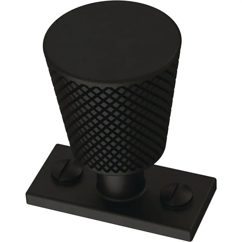 Averland 1-5/8 in. (42mm) Matte Black Cabinet Knob.112 / each