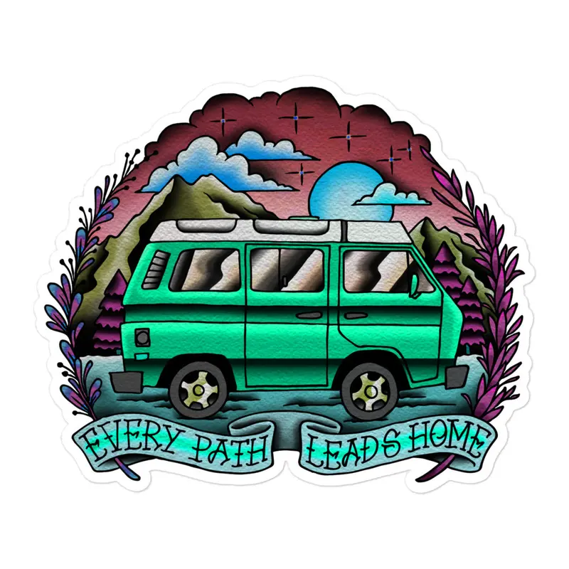 Every Path Leads Home Sticker33