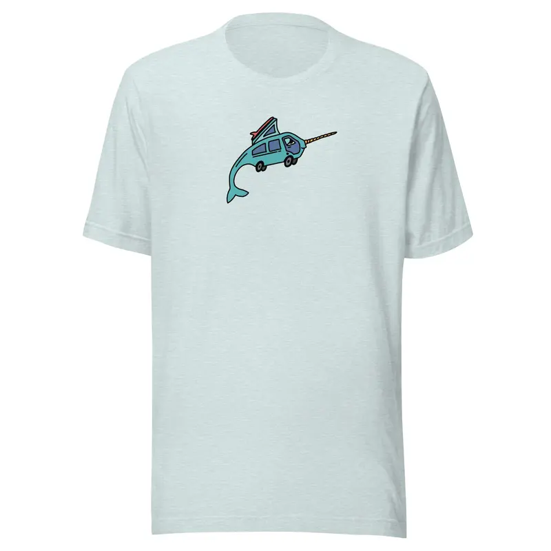 Narwhal Ned T-ShirtAthletic Gray (Heather) / XS