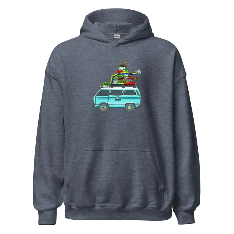 RAD Vanagon Unisex HoodieBlack / S