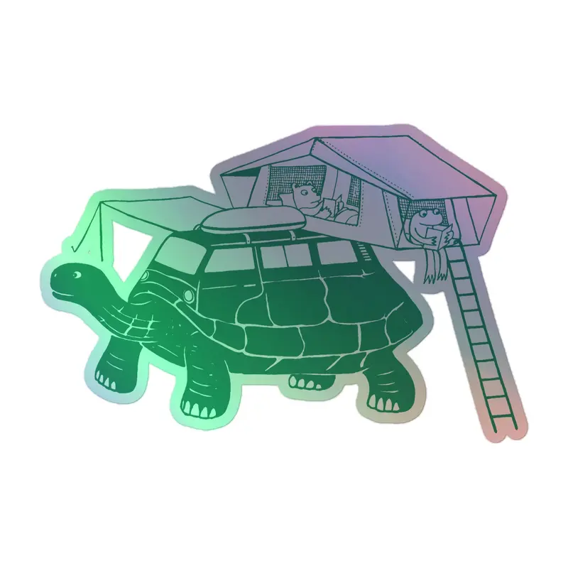Tin-Top Turtle Vanimal Holographic Sticker33