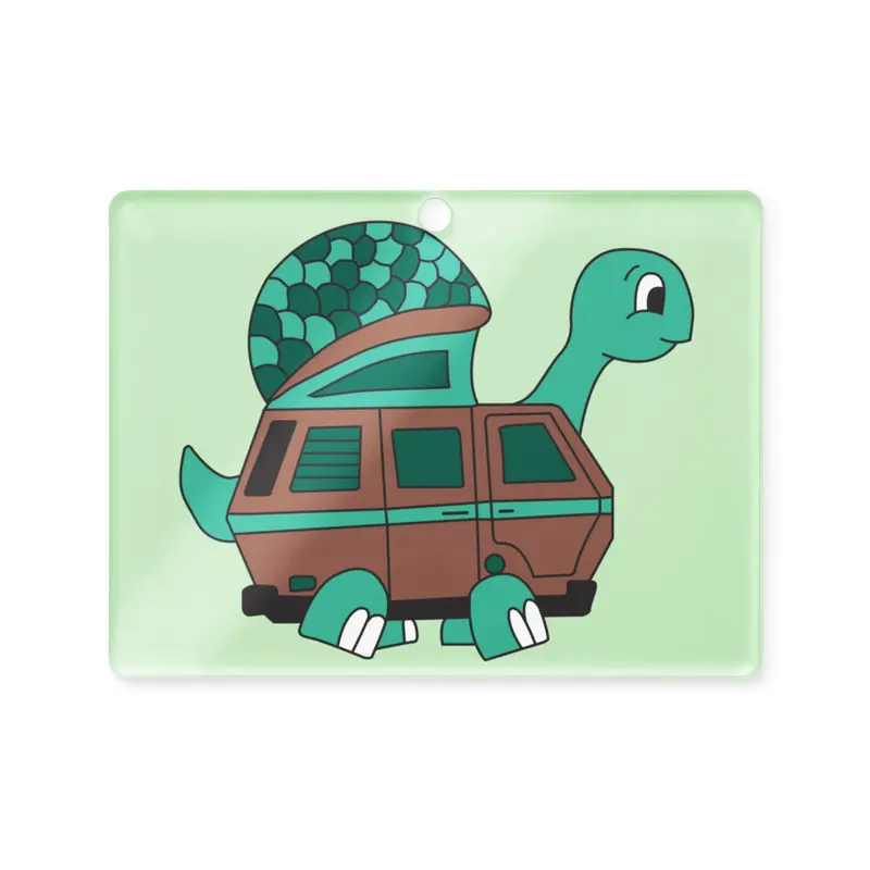 Tom Turtle Acrylic OrnamentCircle