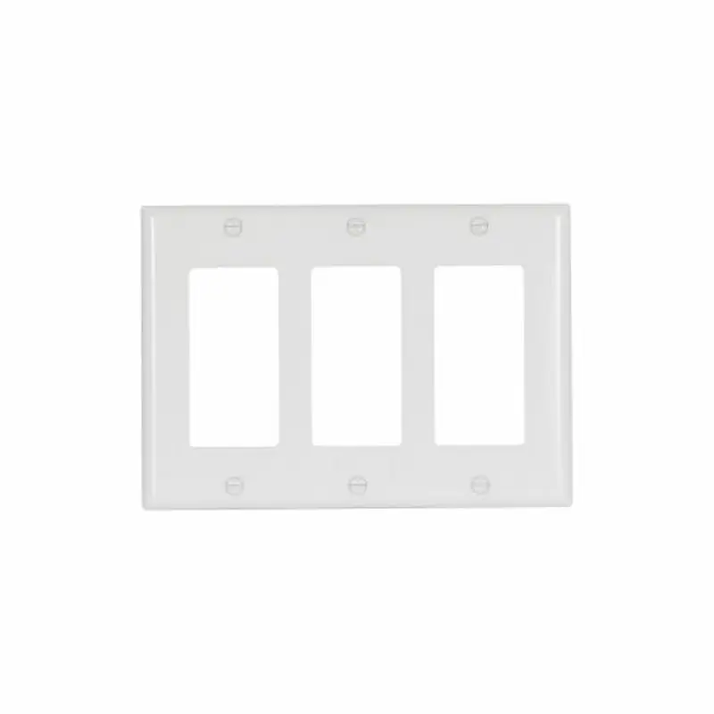 Eaton Cooper Wiring Decorator / GFCI Wallplate, WhiteWhite