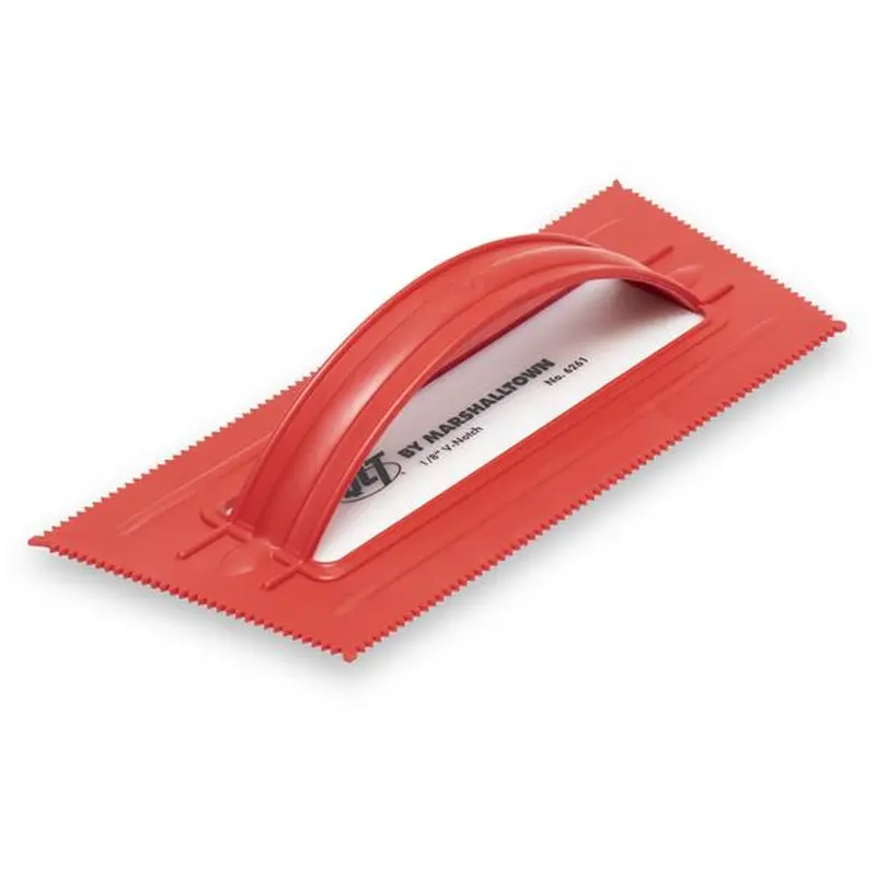 Marshalltown Plastic Blade V-Notch Trowel ~ 1/8" x 1/16"1/8" x 1/16"