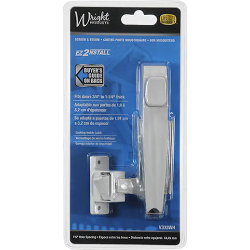 PUSH BUTTON LATCH-WHITE