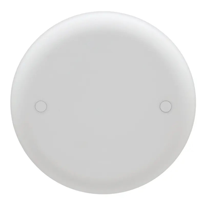 Thomas & Betts Carlon Ceiling Fan Box Cover, Round, Blank, 4-Inch Diameter, White4 Inches