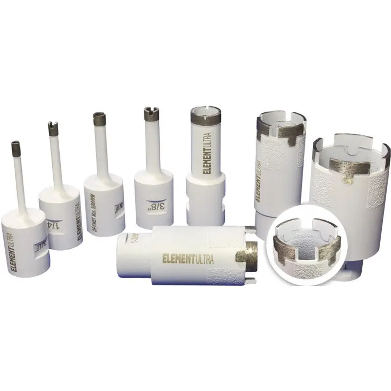 ELEMENT-ULTRA Dry/Wet Thin-Wall UCS/Porcelain Core Bits3/16" ELEMENT-ULTRA Core Bit