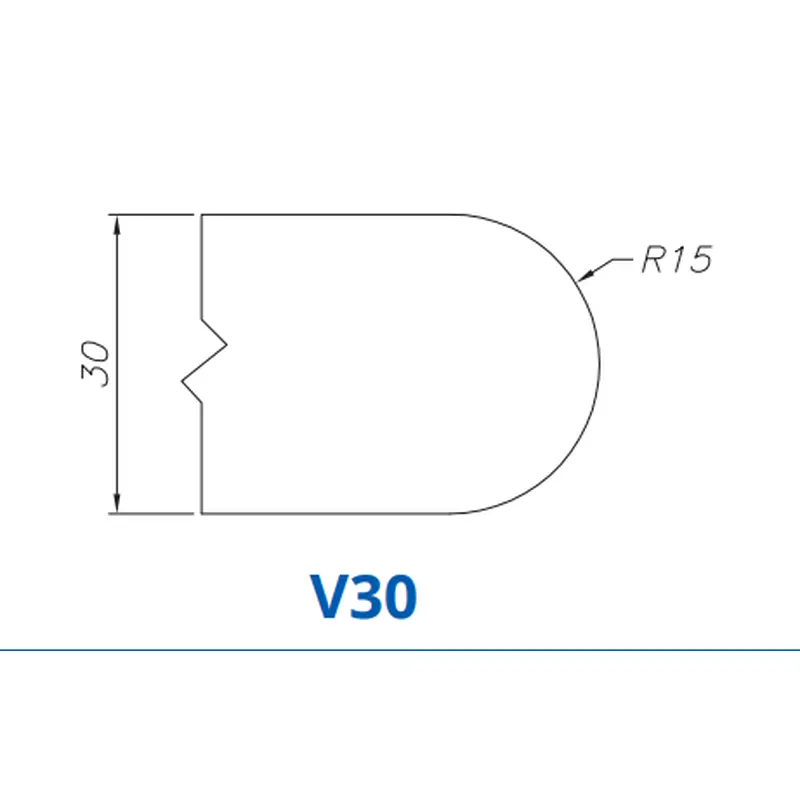 V30(30mm Full Bullnose - Router Bits)Standard Full Kit (BITS) / Breaker