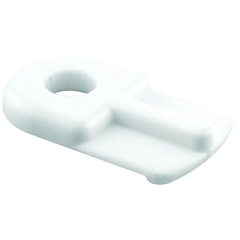 Make-2-Fit PL 7738 Window Screen Clip with Screw, Plastic, White, 12/PK
