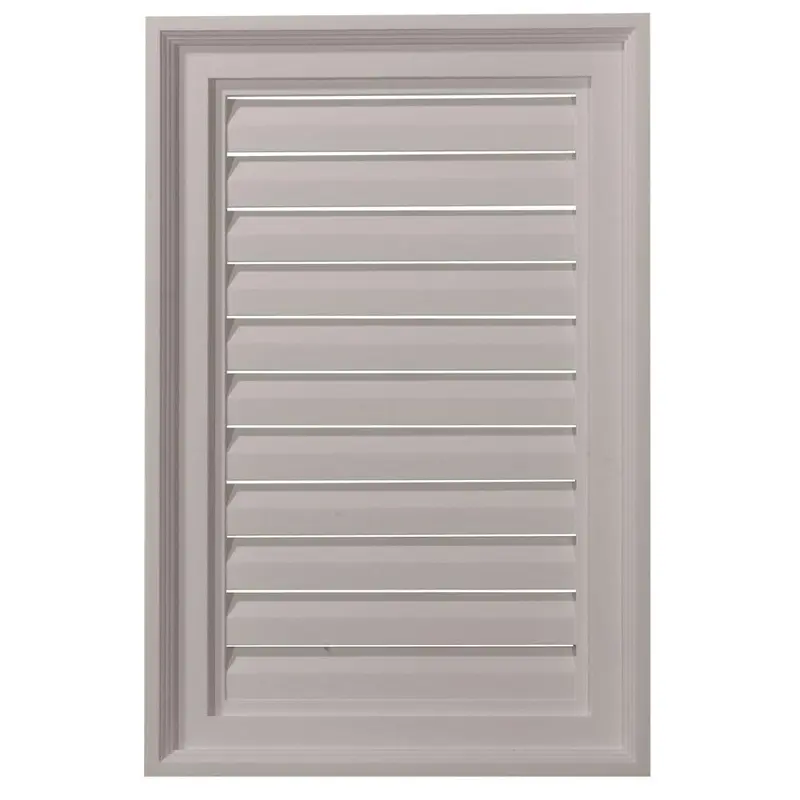 16 in. x 24 in. Rectangular Primed Polyurethane Paintable Gable Louver Vent3.67 / each