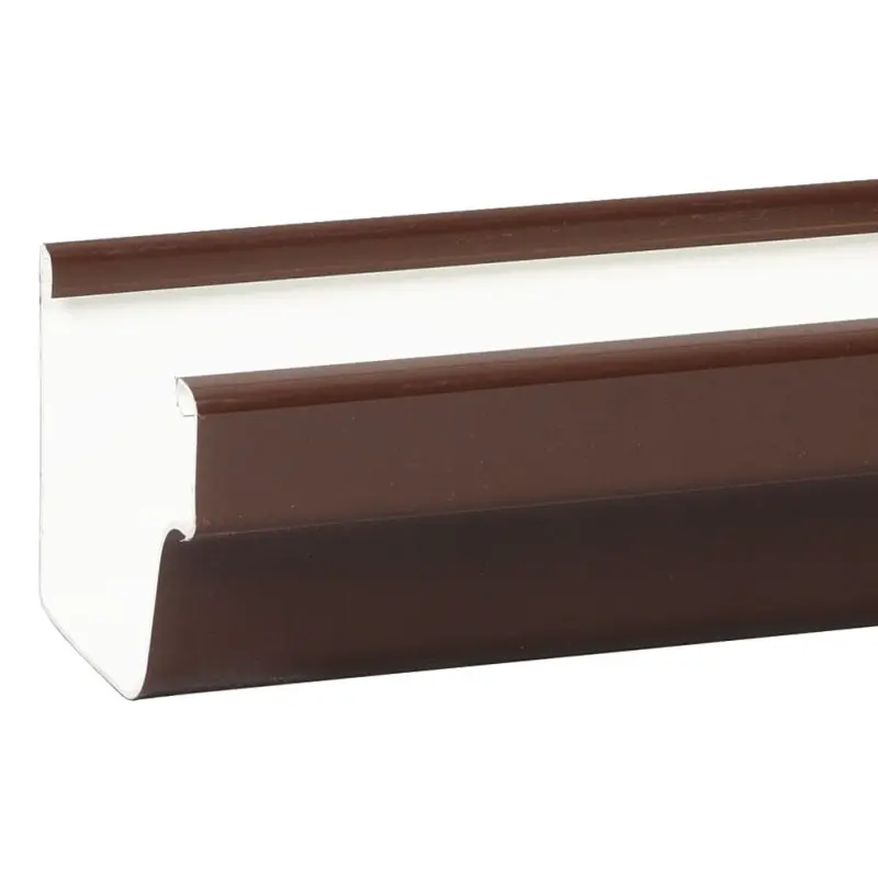 Euramax M1573 Roofing Gutter, 10 ft L, 5 in W, Steel