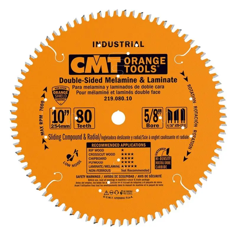 CMT 10" 80T Industrial Blade