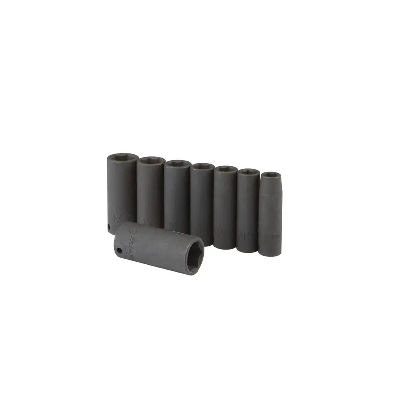 3/8 in. Drive Metric Impact Deep Socket Set, 8 Pc.
