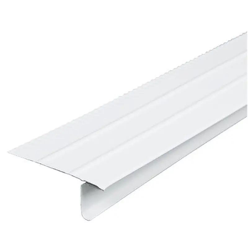 Amerimax F5 2.88-in x White Galvanized Steel Drip Edge