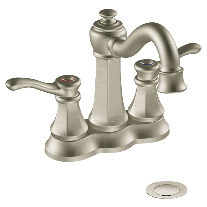 Vestige Chrome two-handle high arc bathroom faucetChrome