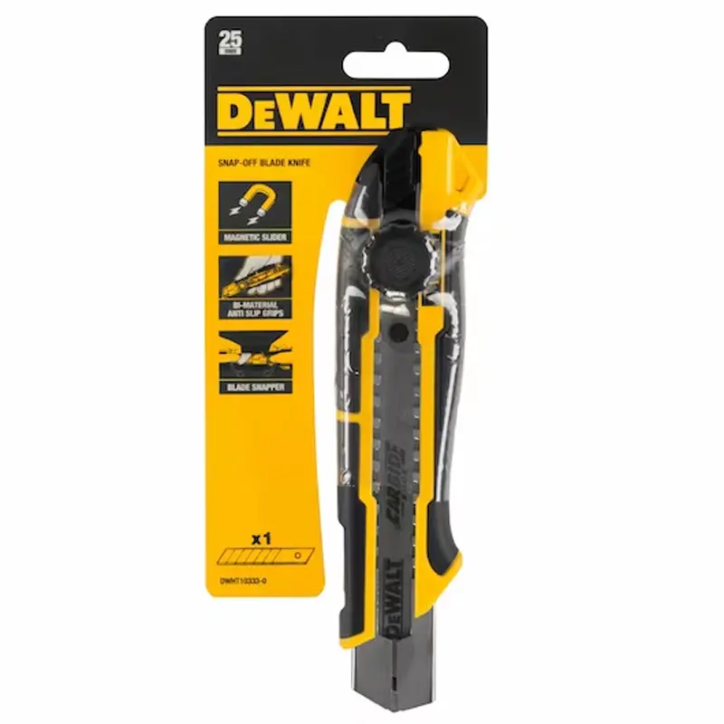 Snap-off Knife with Thumb Wheel Lock - 25mm