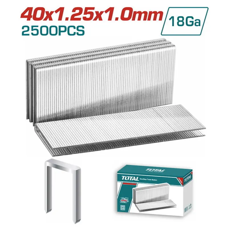 TOTAL CROWN STAPLE 40mm 2.500pcs FOR TAT81501 (TAC918402)