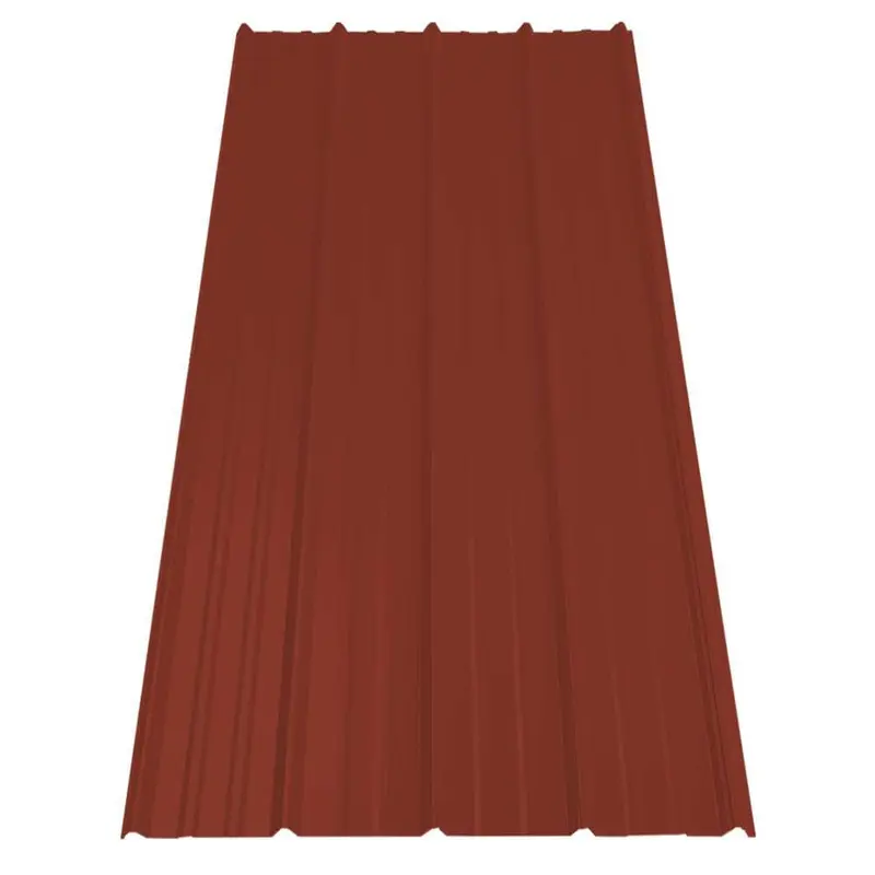 12 ft. SM-Rib Galvalume Steel 29-Gauge Roof/Siding Panel in Red26.762 / piece