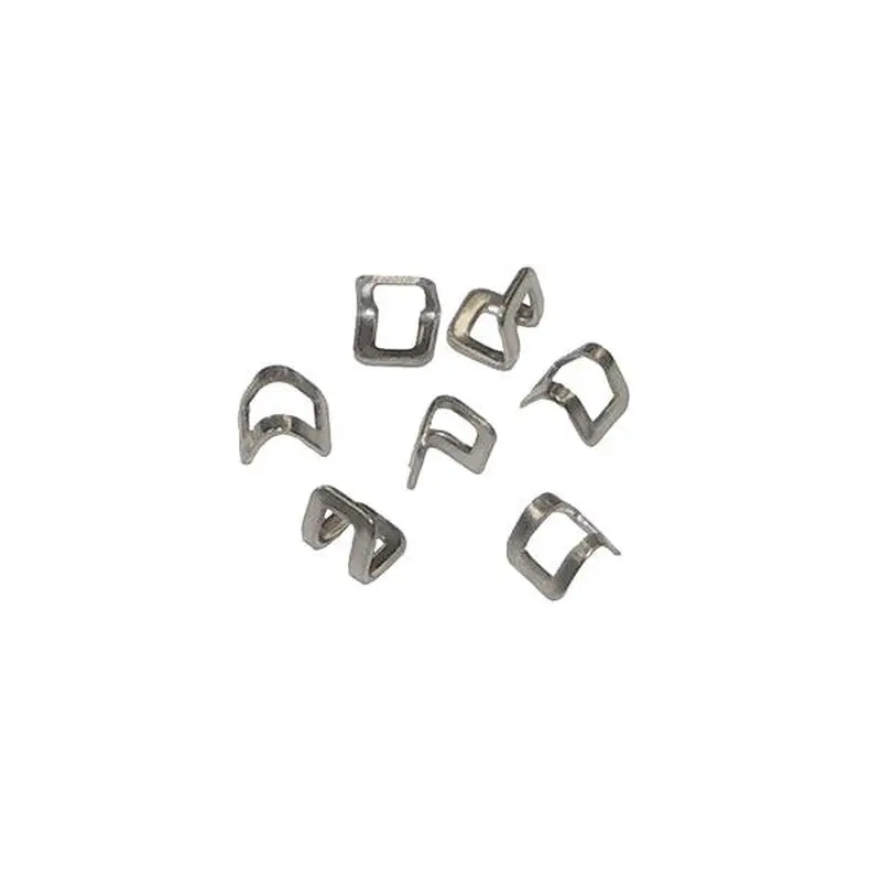 C.S. Osborne Stainless Steel Zipper Stop Tops (100/box)