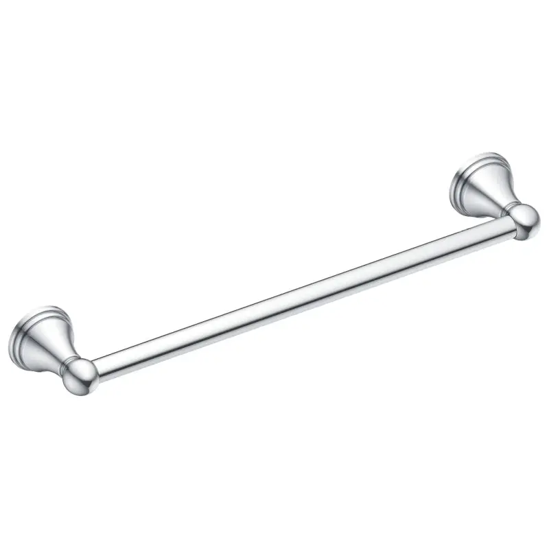Moen DN8418CH Towel Bar, 18 in L Rod, Aluminum, Chrome, Surface Mounting