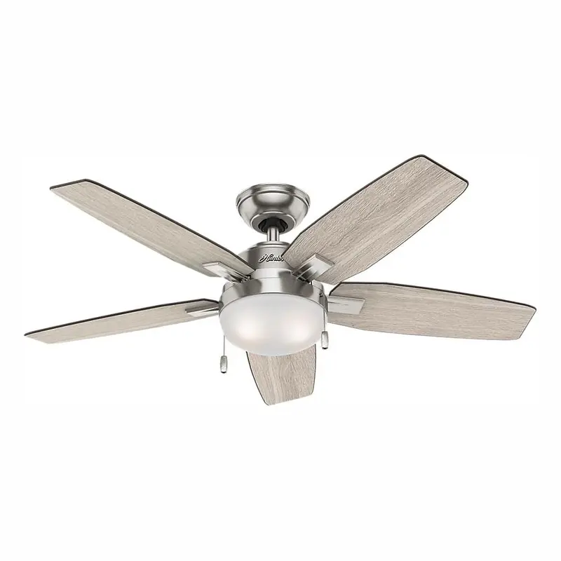 Antero 46 in. LED Indoor Brushed Nickel Ceiling Fan with LightBrushed Nickel