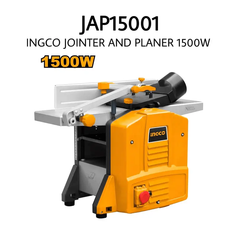 INGCO 8" Electric Wood Jointer & Planer 1500W | JAP15001