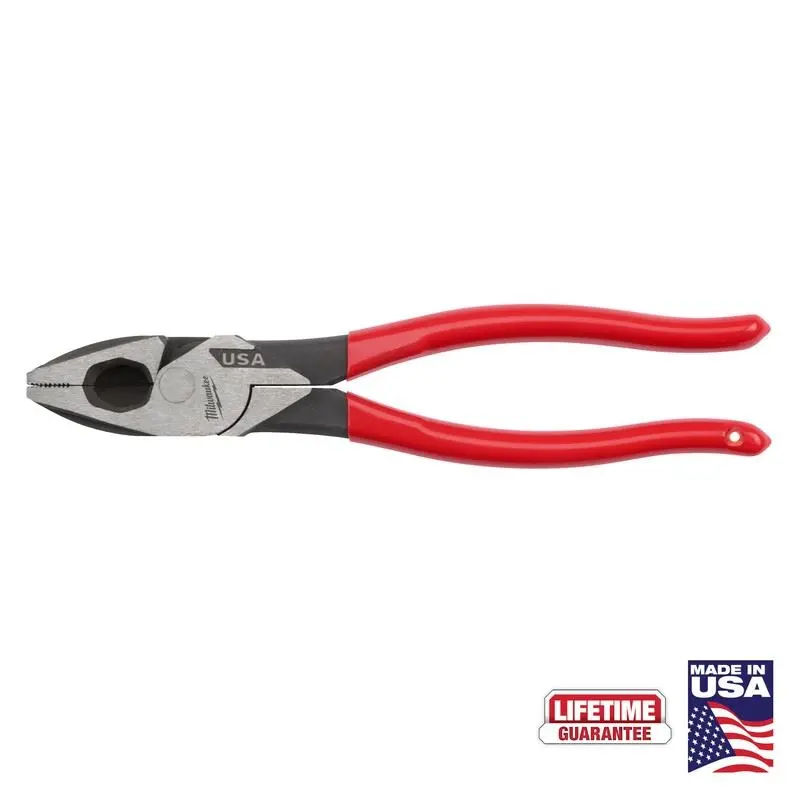 Milwaukee MT500 9in Linemans Dipped Grip Pliers (USA)
