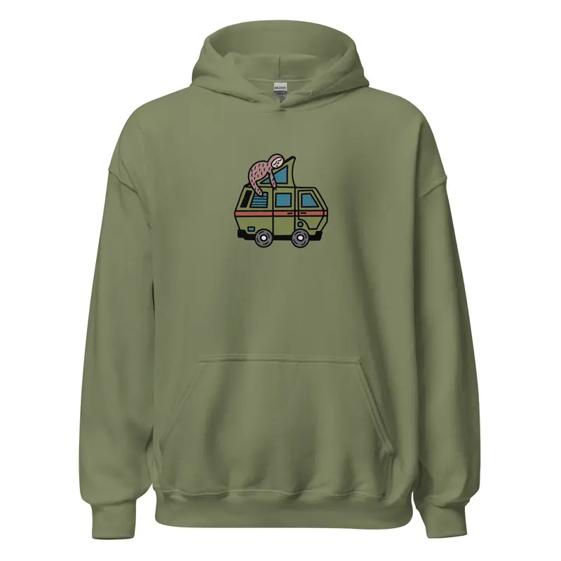 Stewie Sloth Unisex HoodieBlack / S