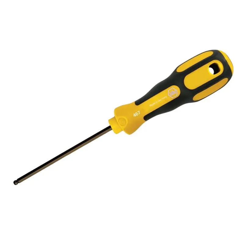 Wiha 3K Ergo Ball End Hex Driver 1/16 x 75mm