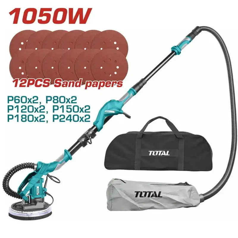 Total 1050W Industrial Telescopic Sander