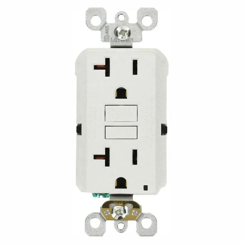 20 Amp Self-Test SmartlockPro Slim GFCI Duplex Outlet, White (3-Pack)White / .3 / 1
