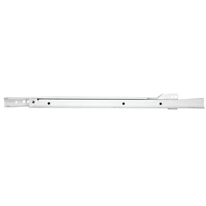 Knape & Vogt 1805H WH 300 Drawer Slide, 75 lb, 300 mm L Rail, 12.5 mm W Rail