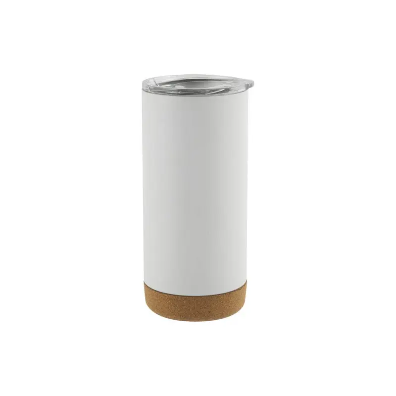 RASTATT - Giftology Insulated Mug / Tumbler with Cork Base - White