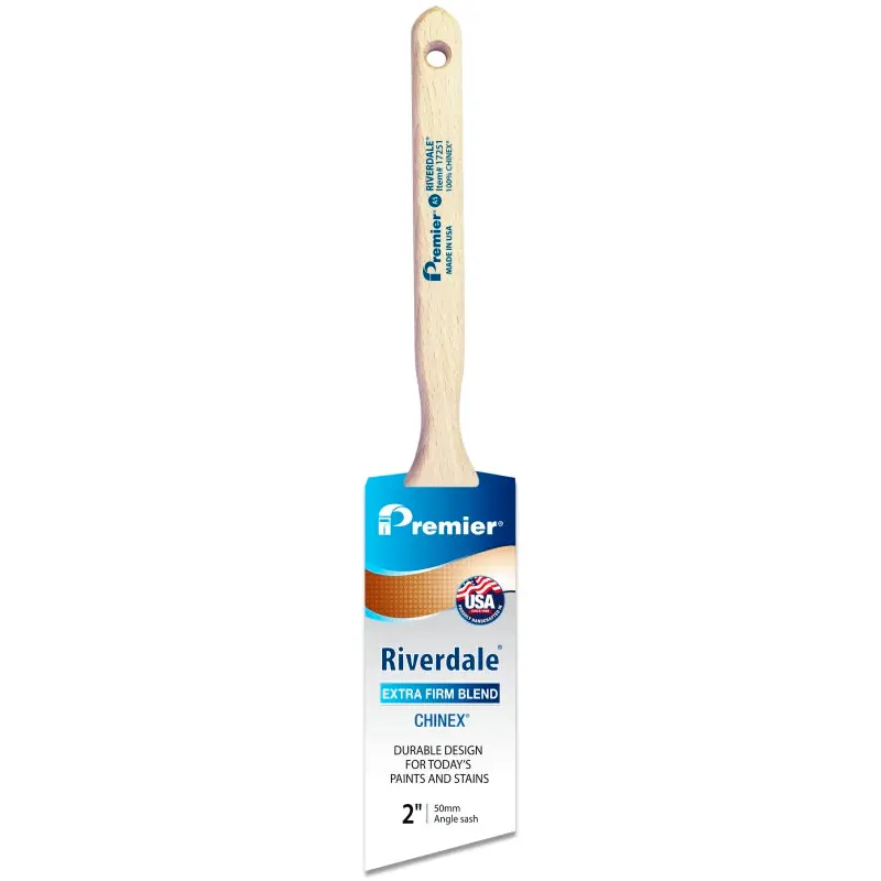 Premier Riverdale 17251 Paint Brush, 2 in W, 2-11/16 in L Bristle, Chinex Bristle