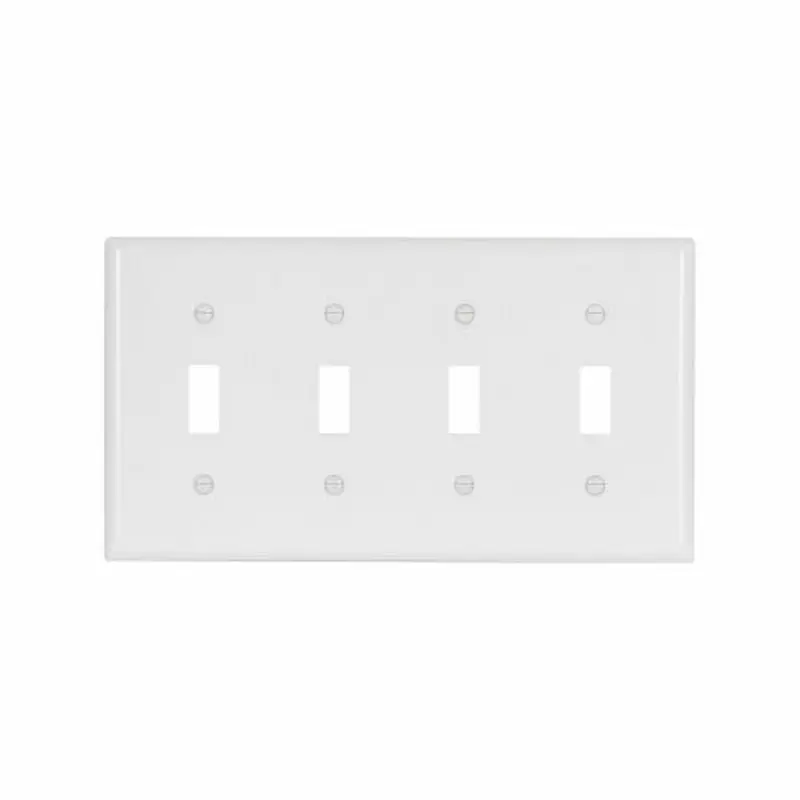 Eaton Cooper Wiring Toggle Wallplate, WhiteWhite