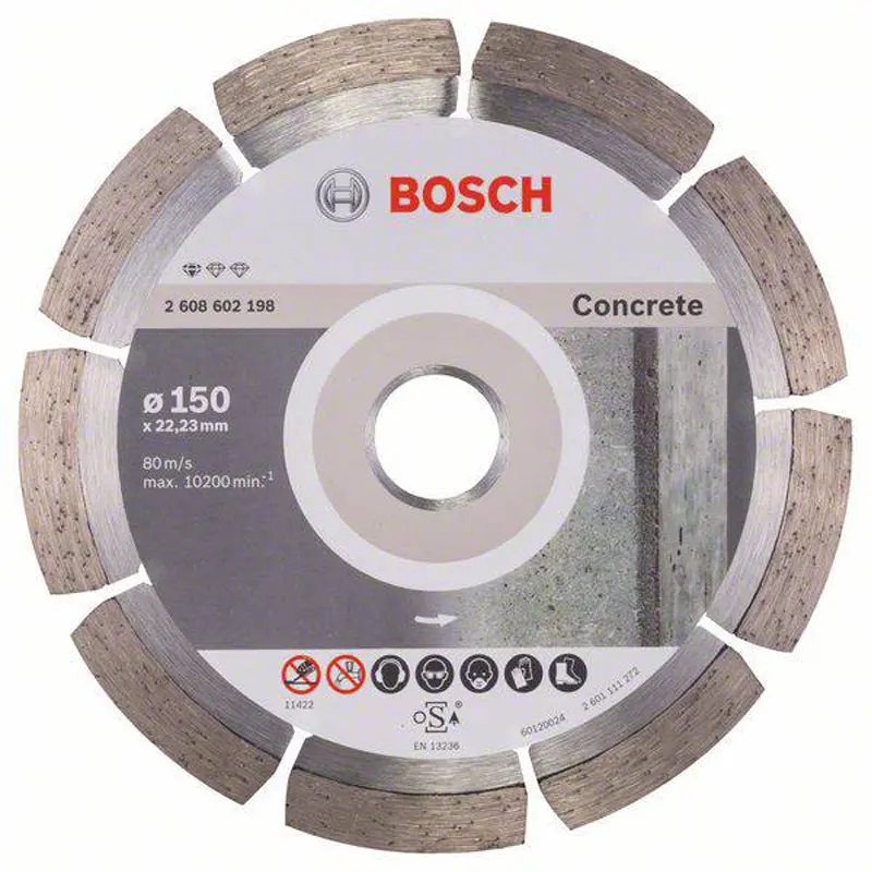 Diamond Cutting Disc Standard for Concrete 150x22.23x2x10mm