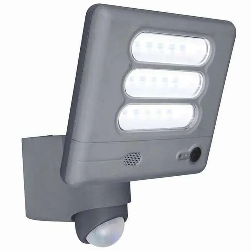 Lutec esa wall light gray 5000k 25w ip54 camera 6255-cam gr | LUT00096