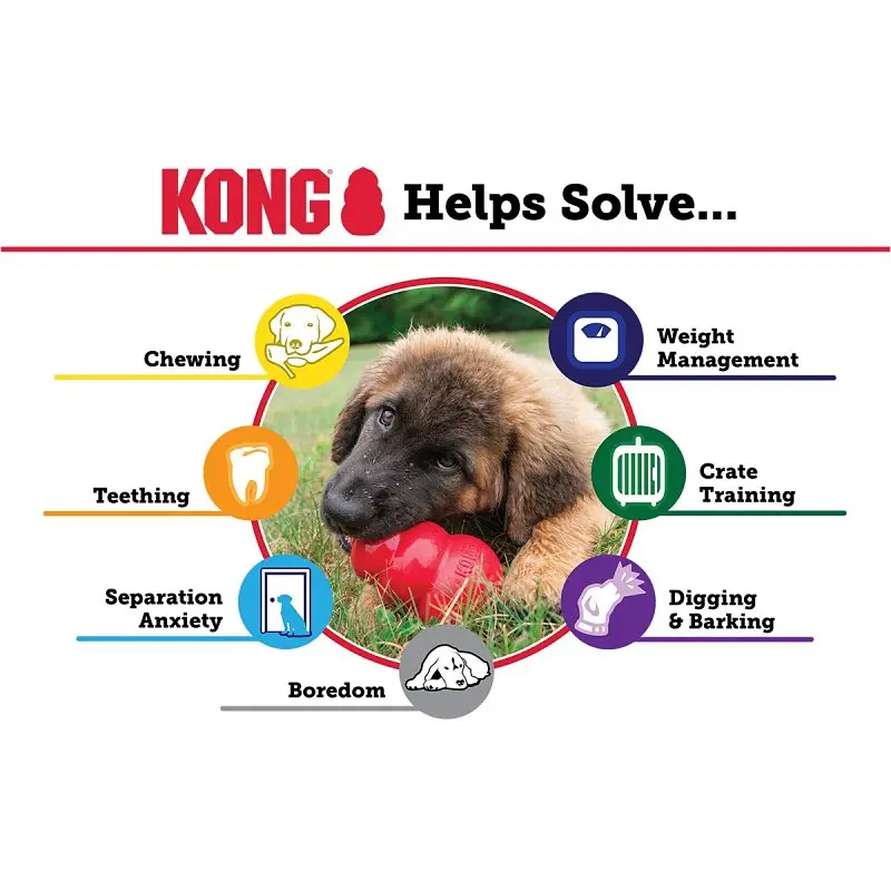 Kong Classic KXL Dog Toy, XL, Chew, Classic, Rubber, Red