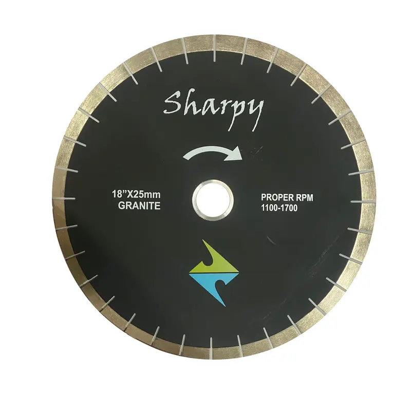 Sharpy Bridge Saw Blades Supreme Arix 25mm Segments14"