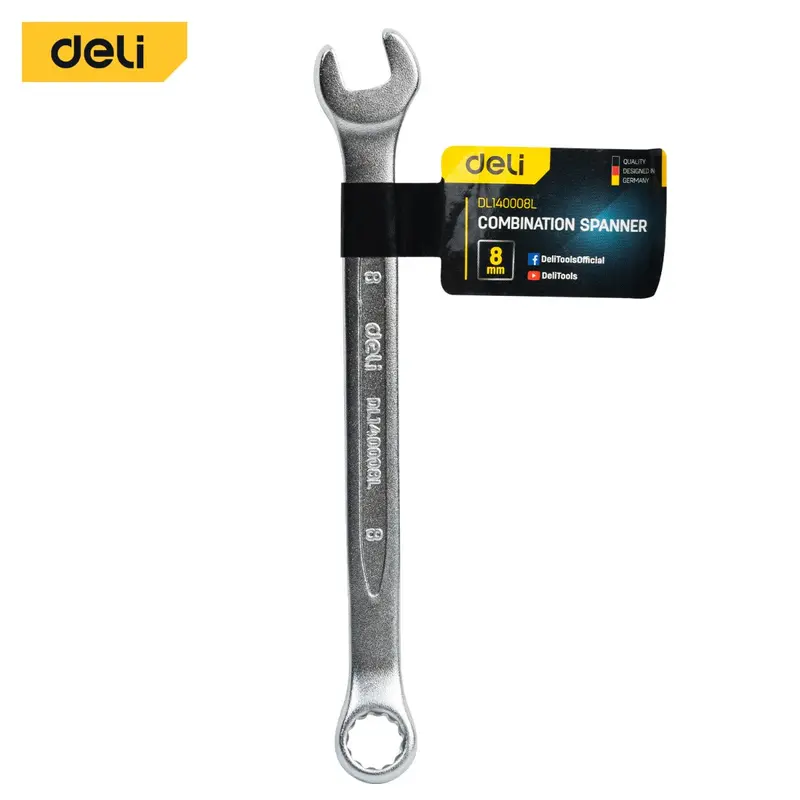 Deli Tools Combination Spanner 8mm | EDL140008L