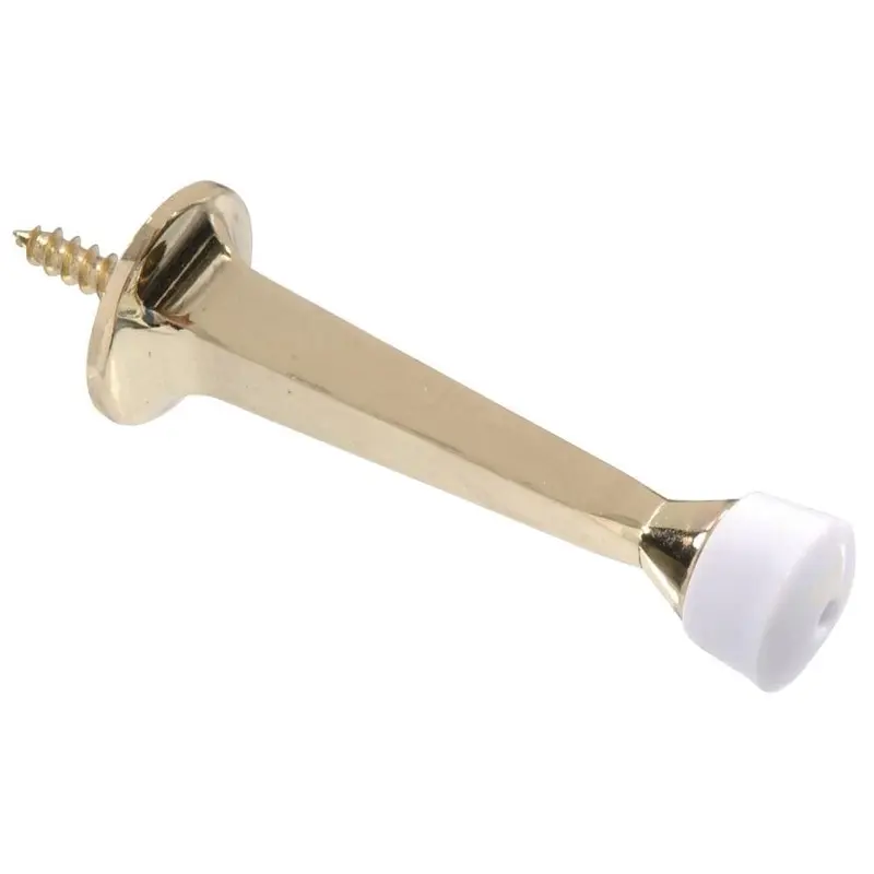 3 in. Brass Square Rigid Door Stop (10-Pack)0.9 / each