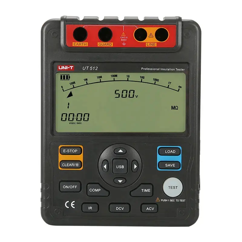 UNI-T 2.5kV Insulation Resistance Tester   USB (0100G) | UT512