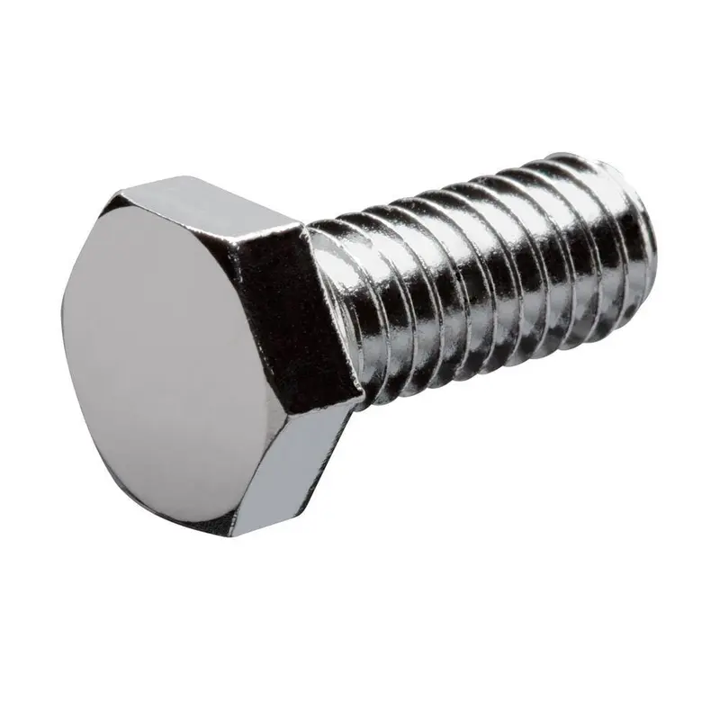 1/4 in.-20 x 3/4 in. Chrome Hex Bolt (3-Pack)