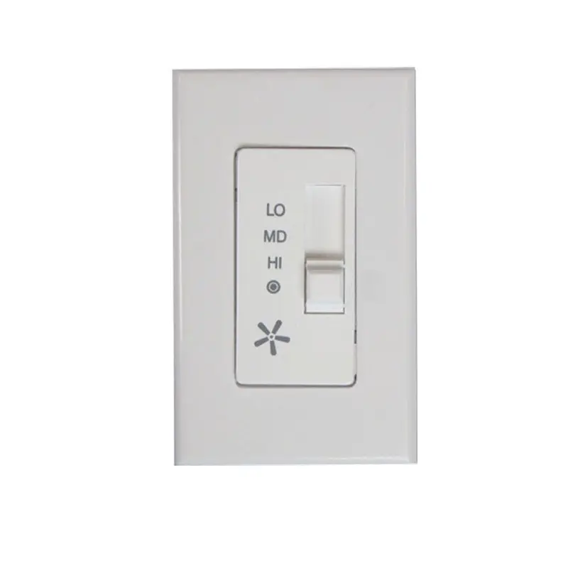 3-Speed Single Slide Performance White Fan Switcheach